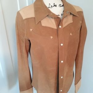 Leather shirt